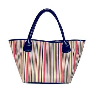 Ann Taylor Striped Satchel